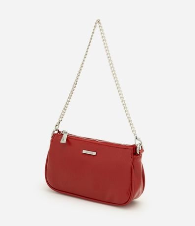 Cartera Baguette Pequeña en PU con Asa Transversal 4