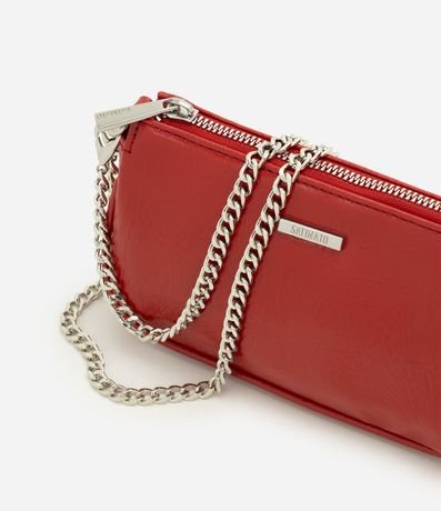 Cartera Baguette Pequeña en PU con Asa Transversal 5