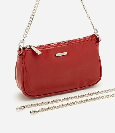 Cartera Baguette Pequeña en PU con Asa Transversal 6