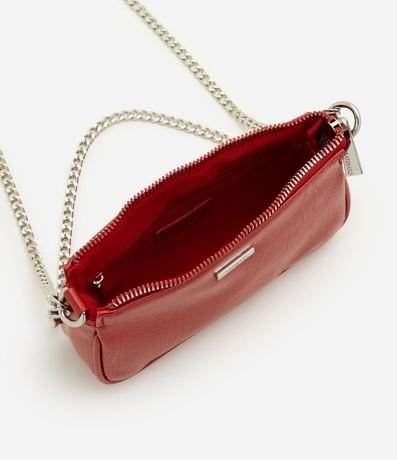 Cartera Baguette Pequeña en PU con Asa Transversal 7