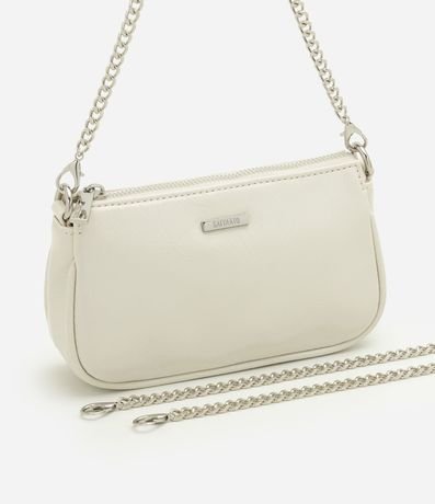 Cartera Baguette Pequeña en PU con Asa Transversal 6