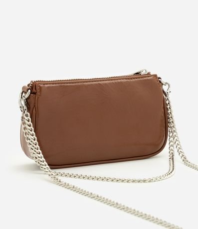 Cartera Baguette Pequeña en PU con Asa Transversal 3