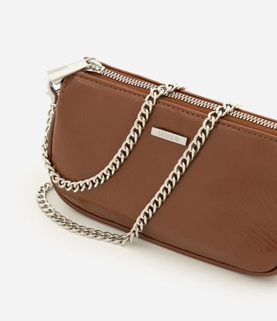 Cartera Baguette Pequeña en PU con Asa Transversal 5