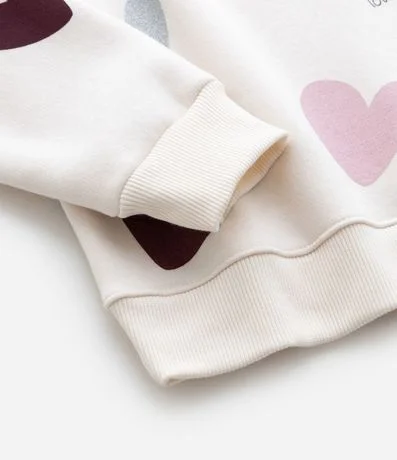 Buzo Infantil con Estampado de Corazones – Talle 7 a 14 años 6