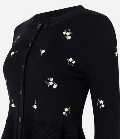 Sueter Peplum en Punto con Bordado Floral Liberty 6