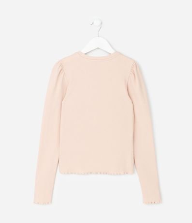 Blusa Infantil Baby Look con Bordado Cerezas – Talle 5 a 14 años 3