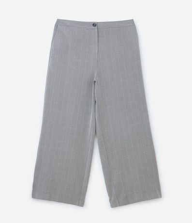 Pantalón Sastre Wide de Cuadros Alargada Curve & Plus Size 5