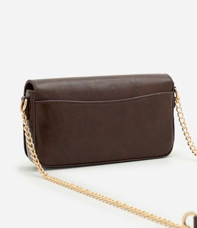 Cartera Transversal Pequeña en PU con Asa de Cadena 3