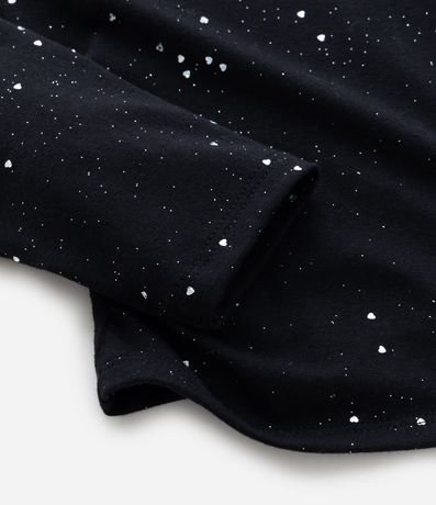 Blusa Infantil Baby Tee con Brillos y Fruncido – Talle 5 a 14 años 4