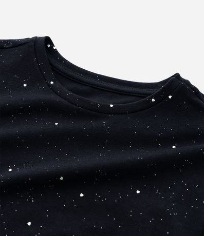 Blusa Infantil Baby Tee con Brillos y Fruncido – Talle 5 a 14 años 6