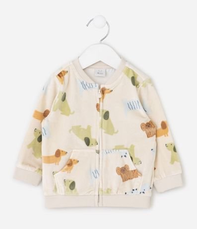 Conjunto Infantil con Estampa Fullprint Perro – Talle 0 a 24 Meses 3