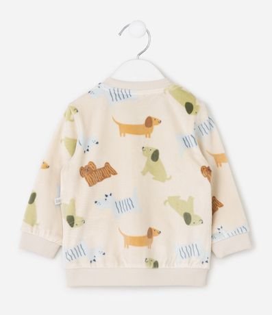 Conjunto Infantil con Estampa Fullprint Perro – Talle 0 a 24 Meses 4