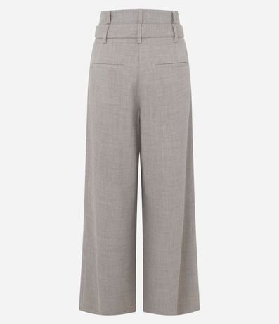 Pantalón Pantalona Sastre con Cintura Doble Desmontable 7