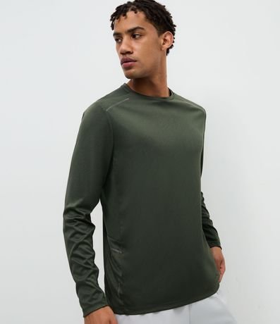 Remera Deportiva Dry Fit con Estampa Rayada
