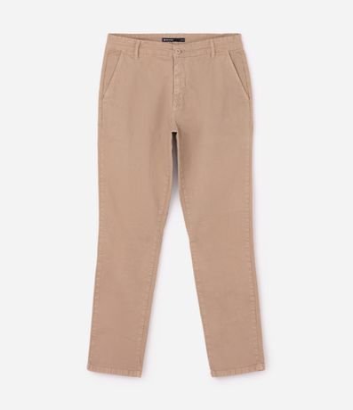 Pantalón Slim en Sarga Lavada 4