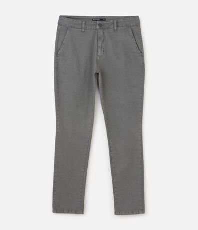 Pantalón Slim en Sarga Lavada 4