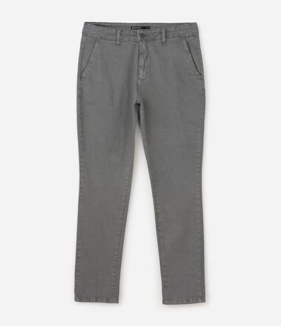 Pantalón Slim en Sarga Lavada 4