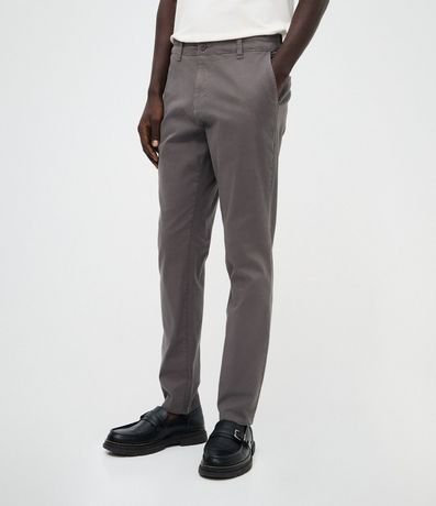 Pantalón Slim en Sarga Lavada 2