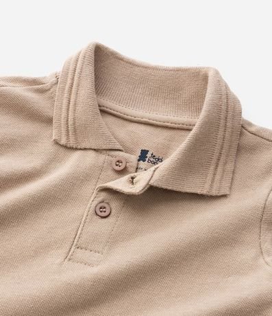 Remera Polo Infantil en Piquet Texturizado - Talle RN a 18 Meses 5