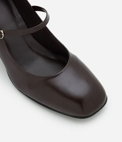 Zapato Mary Jane en PU con Taco Bloque Fachete 4