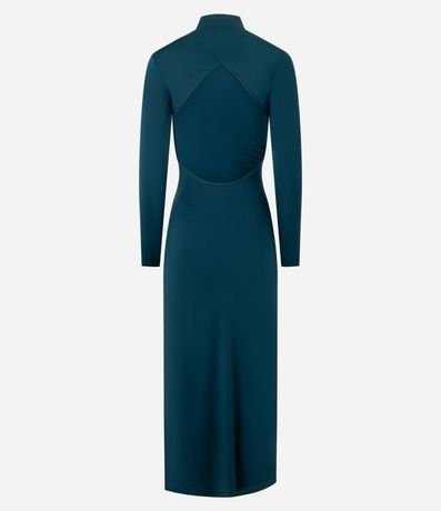 Vestido Midi con Espalda Abierta y Fruncidos 7