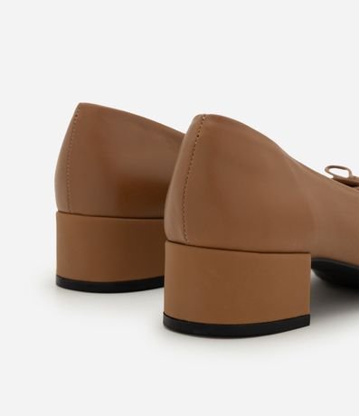 Zapato Muñeca en Cuero con Salto Bloco 3