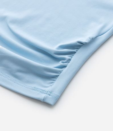 Remera Infantil Baby Look en Poliamida con Frunce Lateral – Talle 5 a 14 años 5