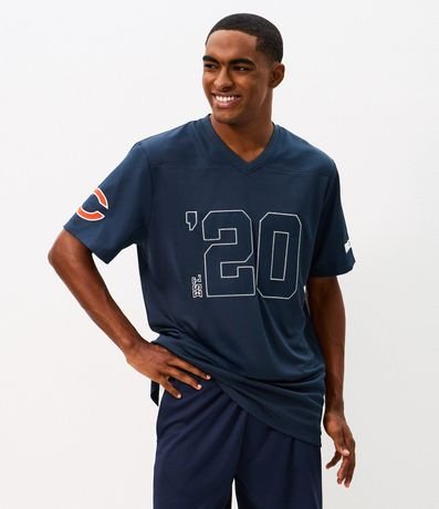Remera Deportiva NFL Bears Dry Manga Corta 4