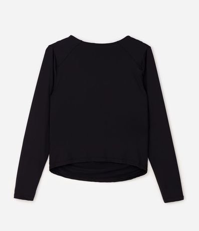 Blusa Manga Larga con Escote Traspasado Curve & Plus Size 6