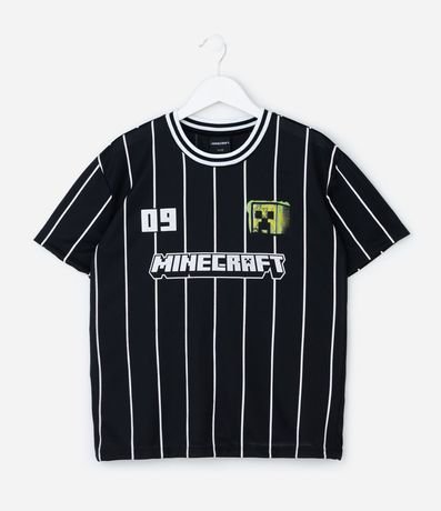 Remera Infantil Deportiva con Estampado Minecraft – Talle 5 a 14 años