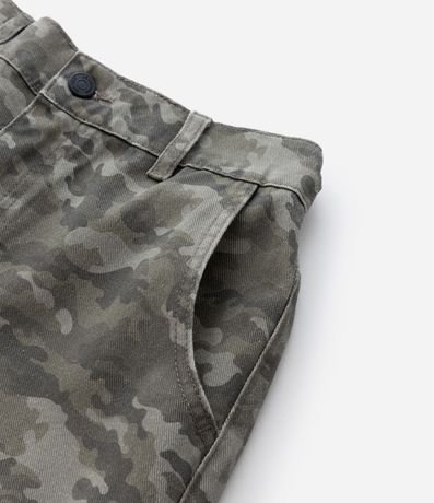 Pantalón Infantil Baggy con Estampa Camuflada – Talle 7 a 16 años 4
