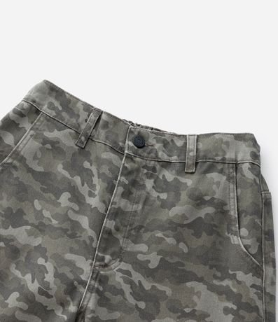 Pantalón Infantil Baggy con Estampa Camuflada – Talle 7 a 16 años 5