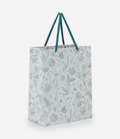 Bolsa de Regalo Mediana con Estampa Floral