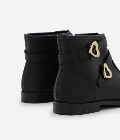 Bota Infantil con Salto y Hebilla Corazón – Talle 26 a 35 2