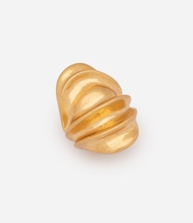 Maxi Anillo en Metal con Diseño Orgánico 3
