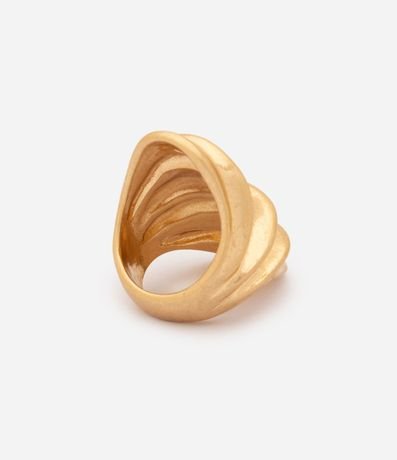 Maxi Anillo en Metal con Diseño Orgánico 4