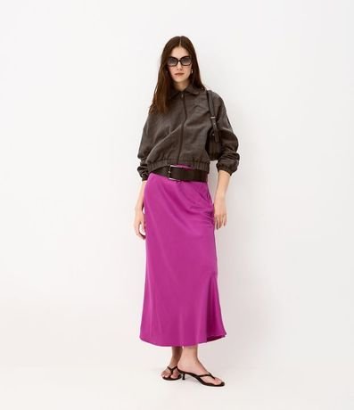 Campera Bomber Sastrería con Estampa de Cuadros 2