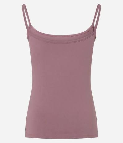 Blusa Musculosa Básica en Poliamida con Breteles Finos 3