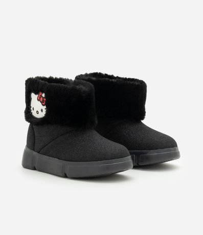 Bota Infantil Hello Kitty con LED y Pelitos – Talle 20 a 27 8