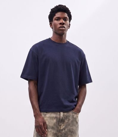 Remera Manga Corta Boxy Tecnológica
