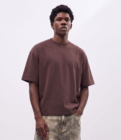 Remera Manga Corta Boxy Tecnológica