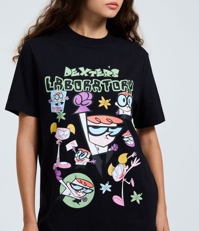 Remera en Algodón con Estampado Laboratório de Dexter 3