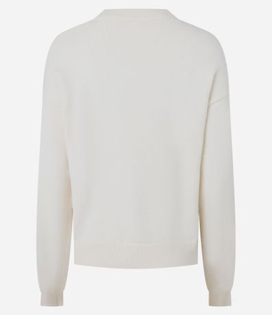 Blusa en Punto con Estampa de Gato 7