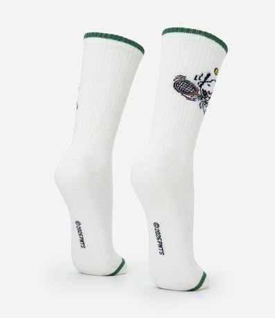 Media Caña Larga en Algodón con Estampado Snoopy 3