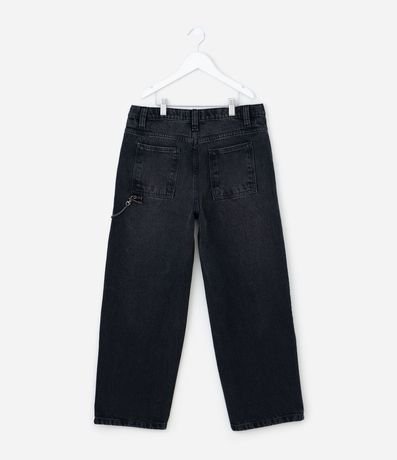 Pantalón Infantil Super Baggy en Jeans con Cadena – Talle 5 a 14 años 2