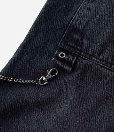 Pantalón Infantil Super Baggy en Jeans con Cadena – Talle 5 a 14 años 4