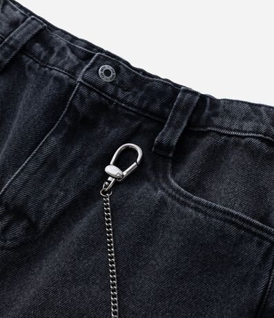 Pantalón Infantil Super Baggy en Jeans con Cadena – Talle 5 a 14 años 5