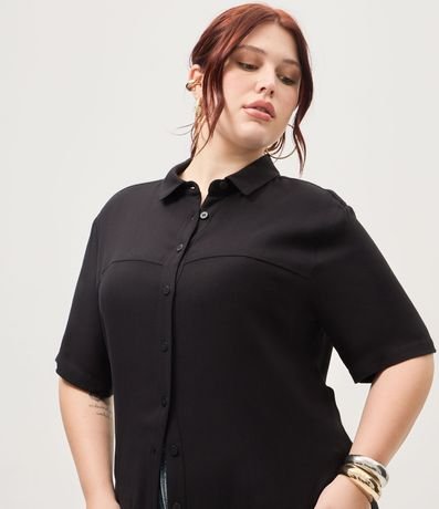 Vestido Chemise Midi Viscosa Curve & Plus Size 8