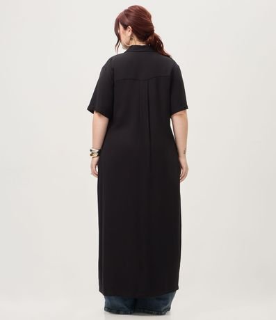 Vestido Chemise Midi Viscosa Curve & Plus Size 9
