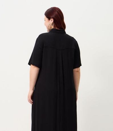 Vestido Chemise Midi Viscosa Curve & Plus Size 4